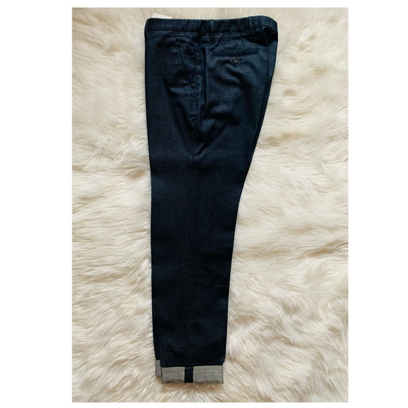 Prada Milano Logo Thin Denim Dress Pants - Picture 5 of 12